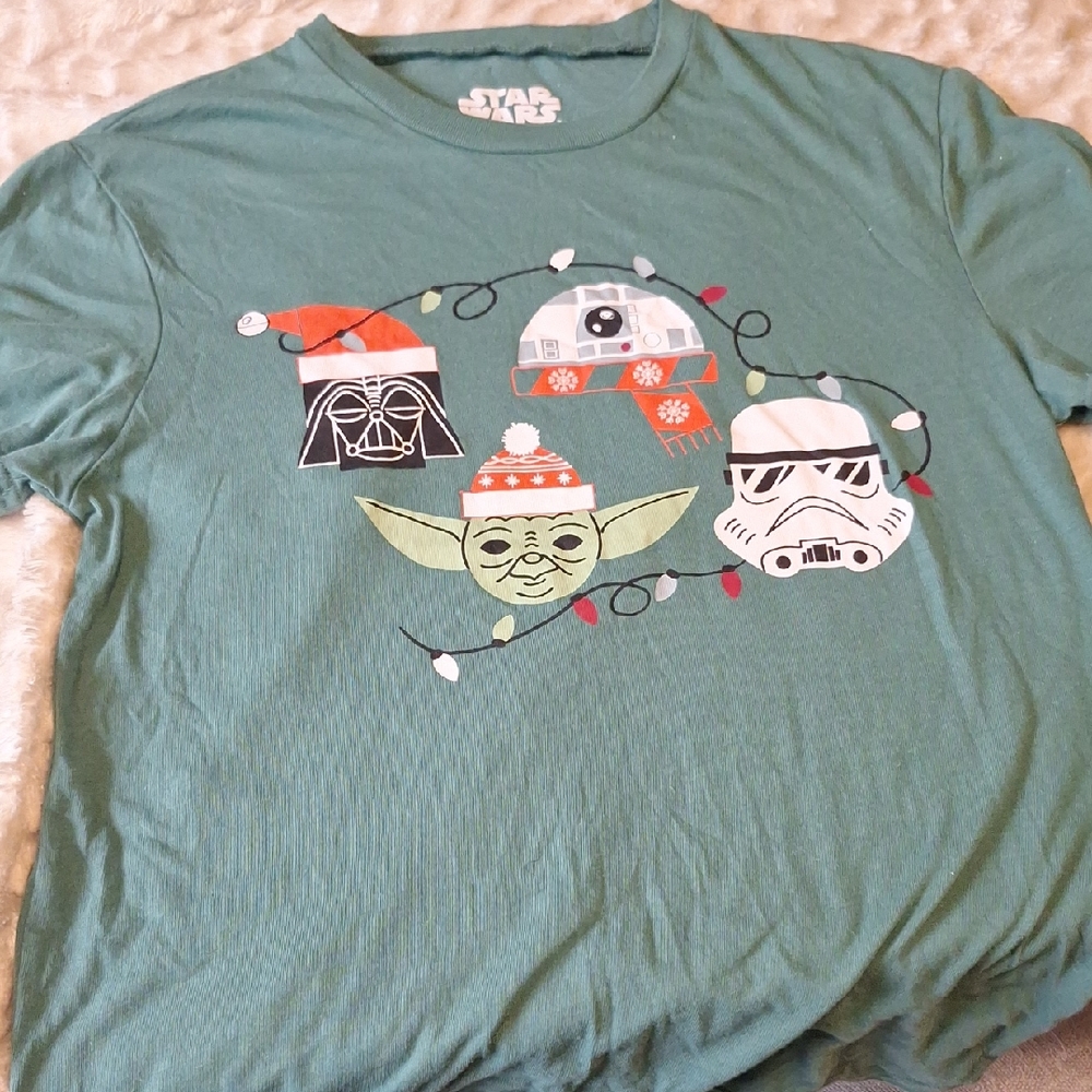 Star Wars Festive Green Kids Tee